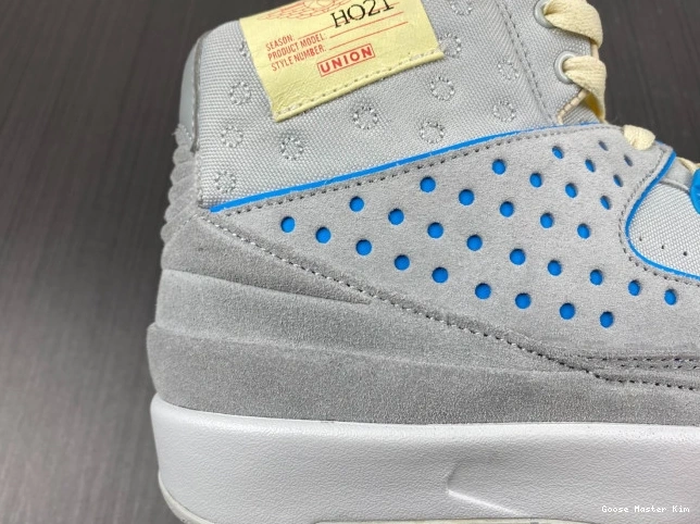 Grey DN3802-001 Fog Jordan 2 Union Retro 0630